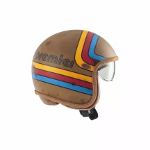Casco Vintage Platinum Edition — XS, marrón